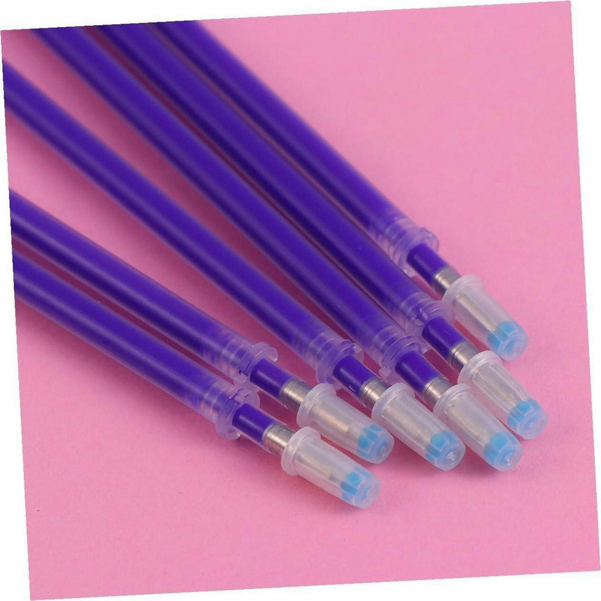 STOFFMARKIERSTIFTE 200 Stück Set wärmelöschbar Blau - Blau, Kunststoff (1/1/14cm)