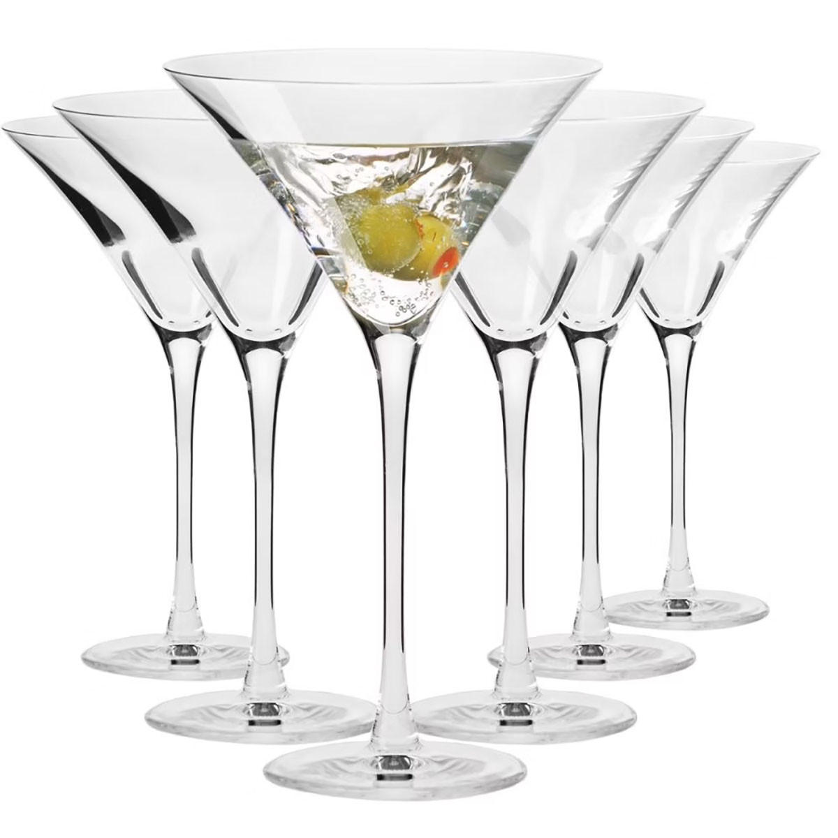 MARTINIGLÄSER Divine, 6er-Set, 250 ml - Transparent, Glas (0.25L) - Krosno Glass