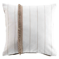 ZIERKISSEN Alizee 40/40 cm - Weiß, Naturmaterialien (40/40cm) - Douceur d´intérieur