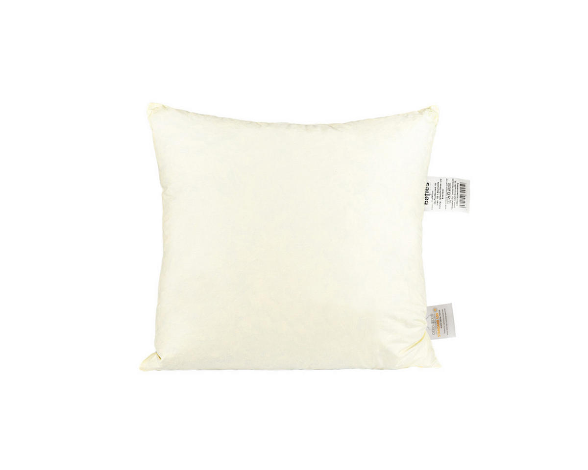 FEDERKISSEN PublikPlus 40/40 cm - Creme, Textil (40/40cm) - beties Heimtextil