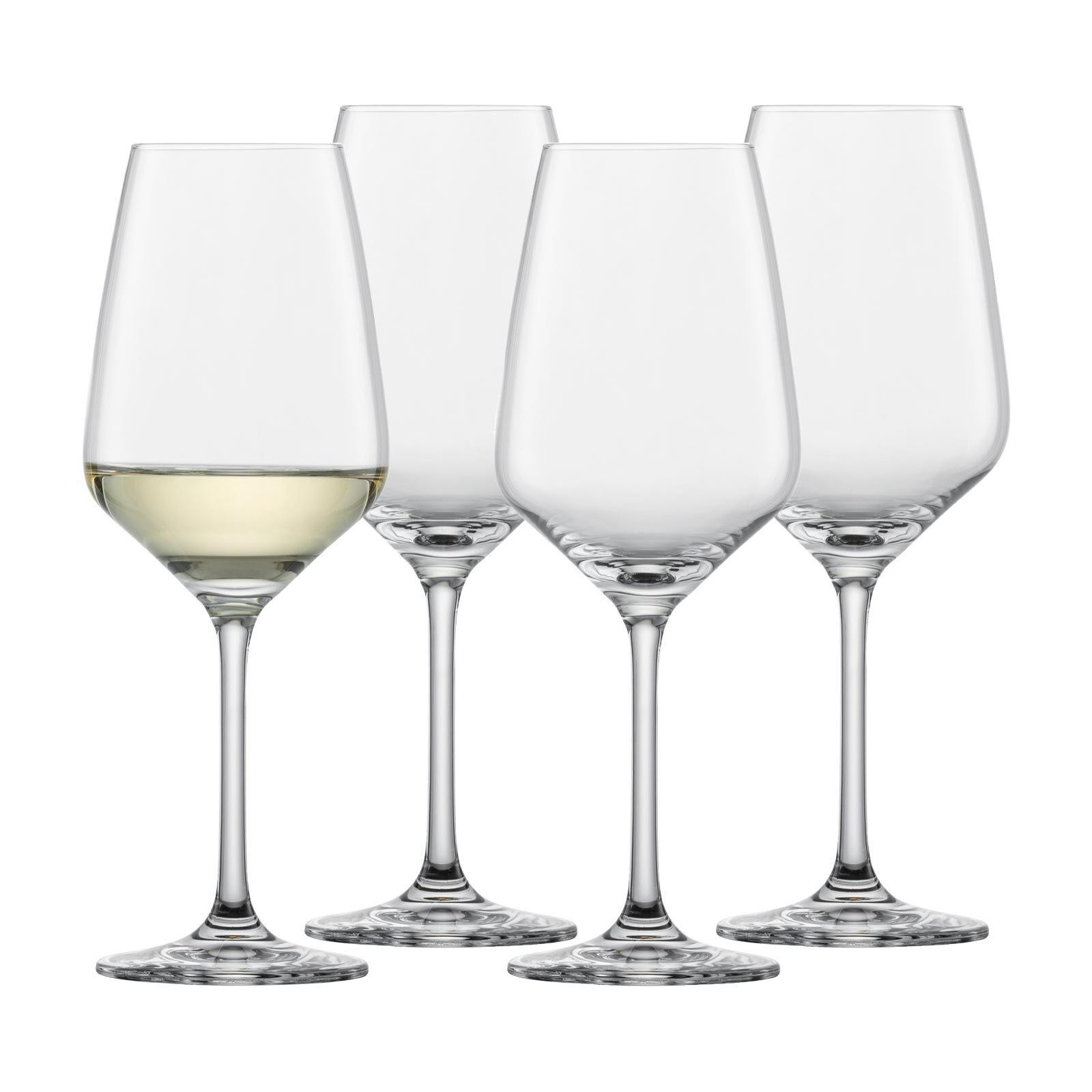 WEISSWEINGLÄSER Tulip transparent 356 ml 4er Set - Transparent, Glas (0.356L) - Schott Zwiesel