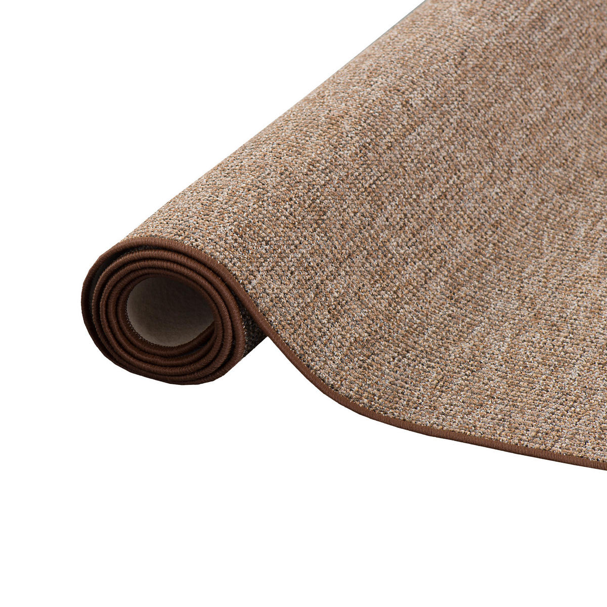 SCHLINGENTEPPICH PRIMO - Braun, Textil (200/200cm) - Snapstyle