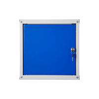 SCHLIESSFACHWÜRFEL Cubic 35x35x35 cm Grau/Blau - Blaugrau, Metall (35/35/35cm) - PROREGAL