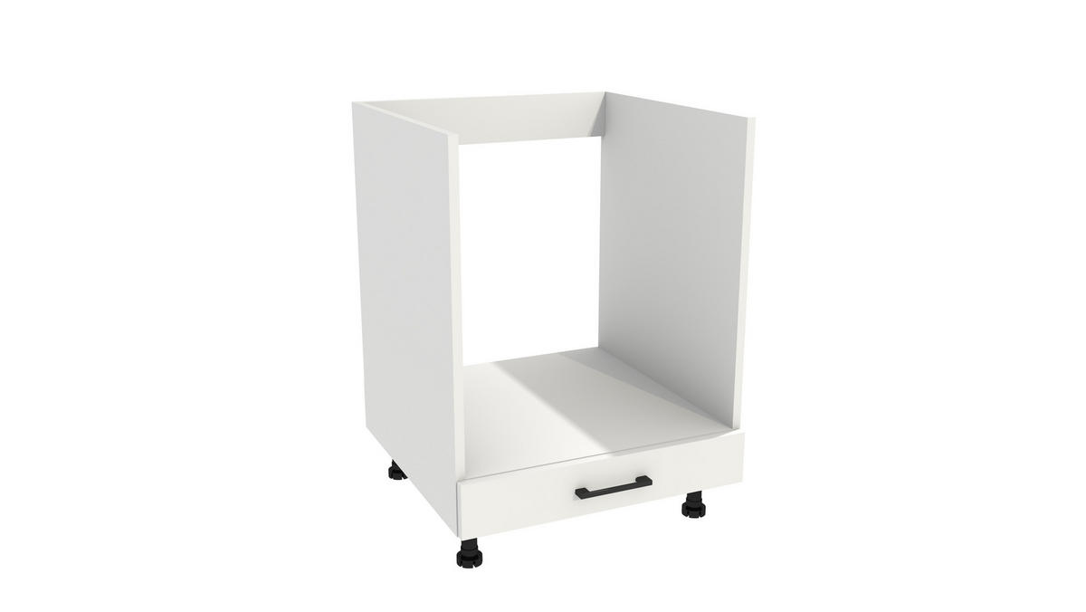 WINKELKÜCHE 240x180 cm mit Arbeitsplatte - SIMPLY Z23 - in Weiß / Matt - Schwarz/Weiß, Holz (420/212/53cm)