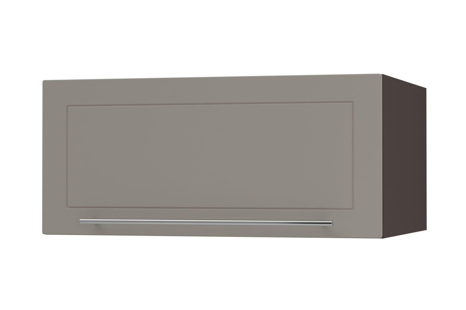 Feldmann-Wohnen Klapphängeschrank Beige, Dunkelgrau 80x36x59 cm