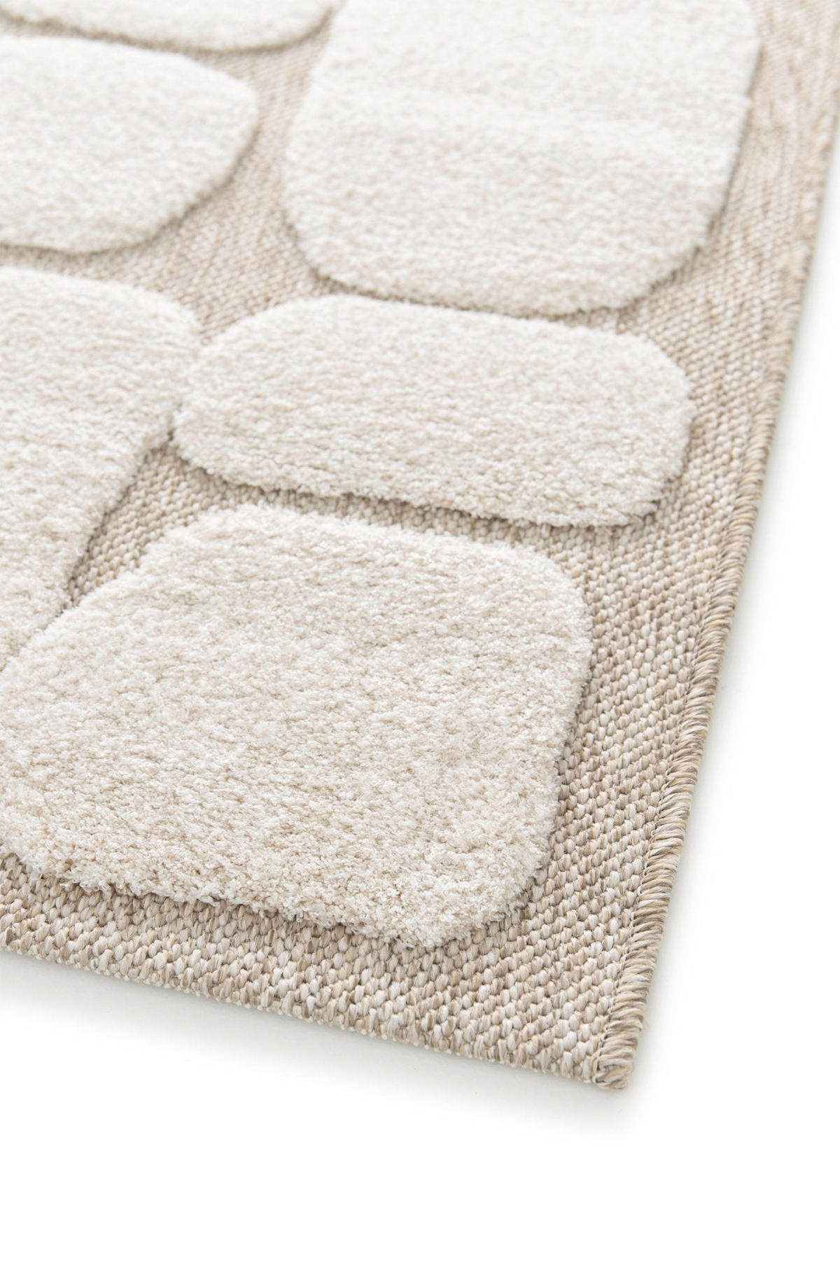 TEPPICH mit Reliefeffekt im japanischen Stil beige - Beige, Textil (160/230cm) - AFK Living