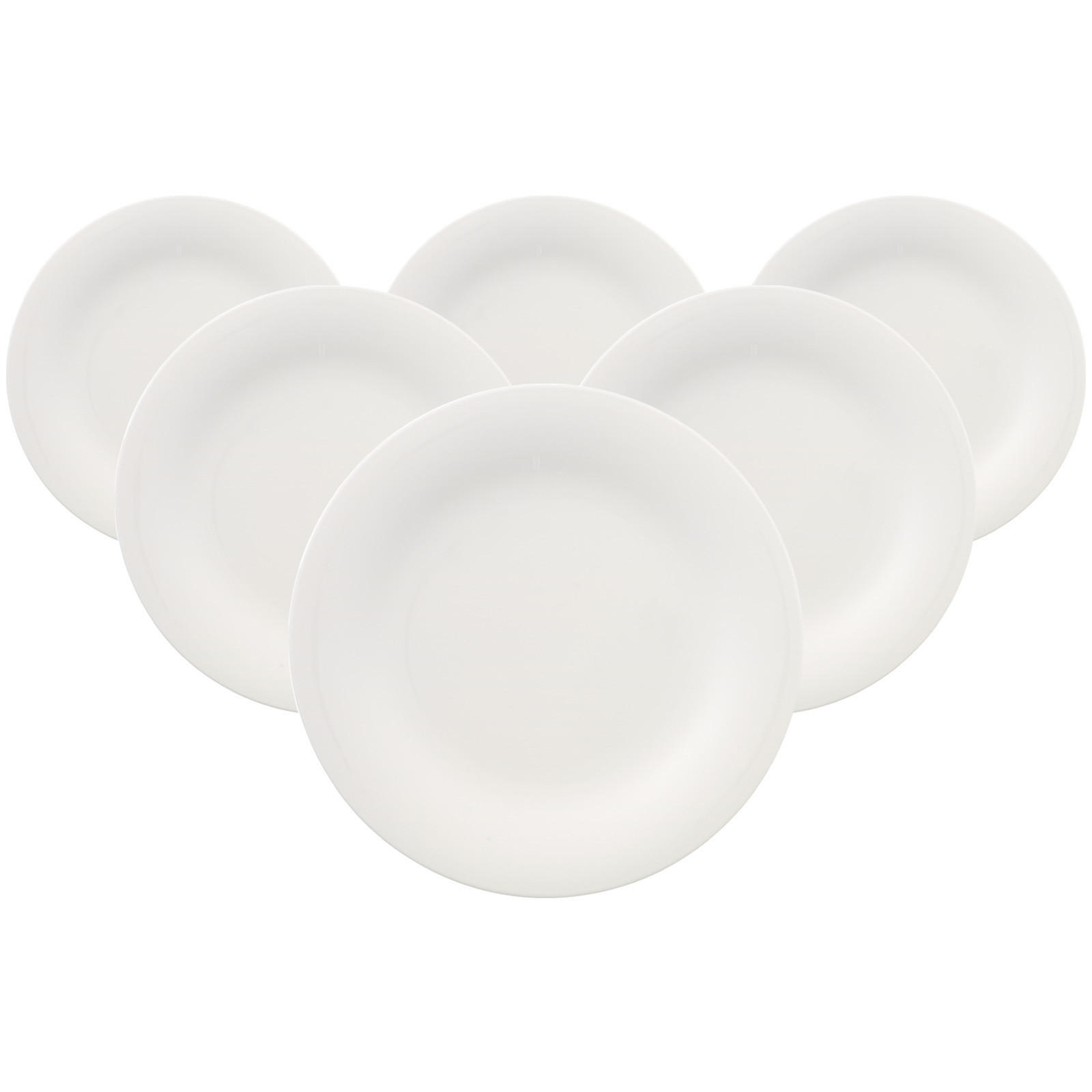 SPEISETELLER New Cottage Basic weiß ø 26,8 cm 6er Set - Weiß, Keramik (26.8cm) - Villeroy & Boch