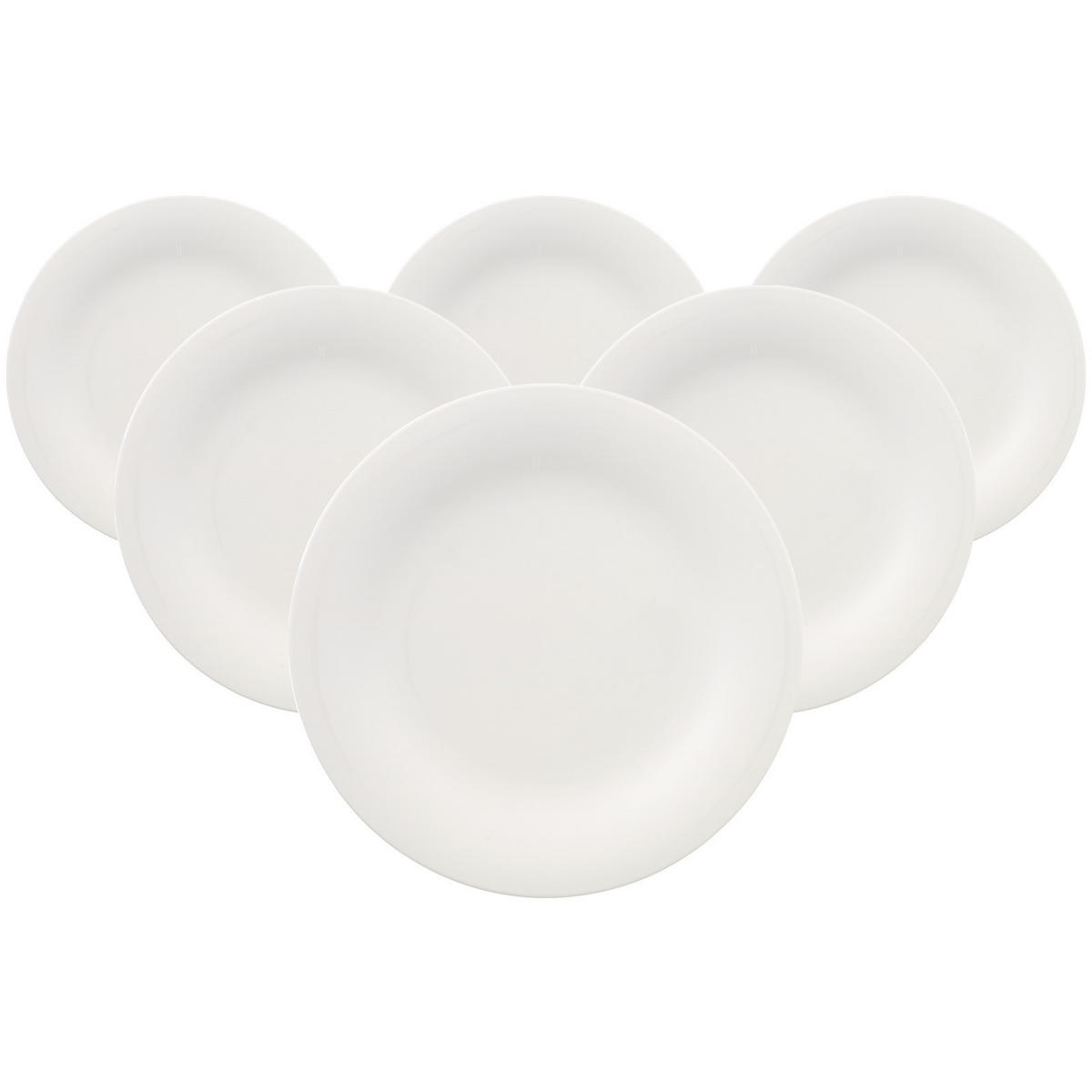 SPEISETELLER New Cottage Basic weiß ø 26,8 cm 6er Set - Weiß, Keramik (26.8cm) - Villeroy & Boch