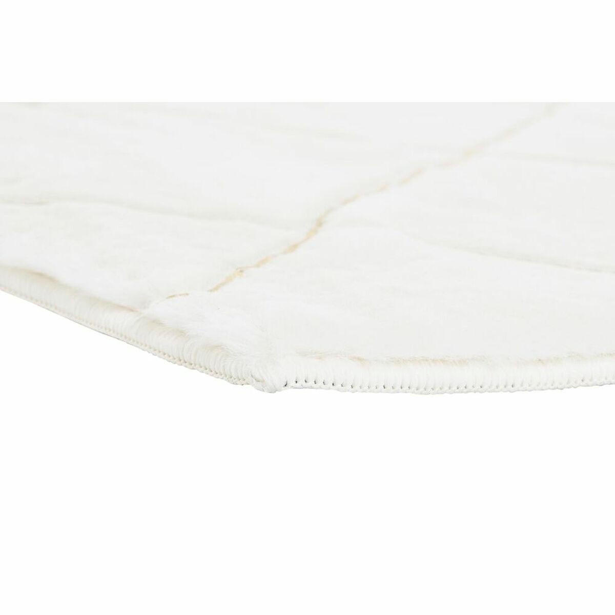 TEPPICH Weiß Moderne (120 x 180 x 2,2 cm) - Weiß, Kunststoff (120/180cm) - DKD Home Decor