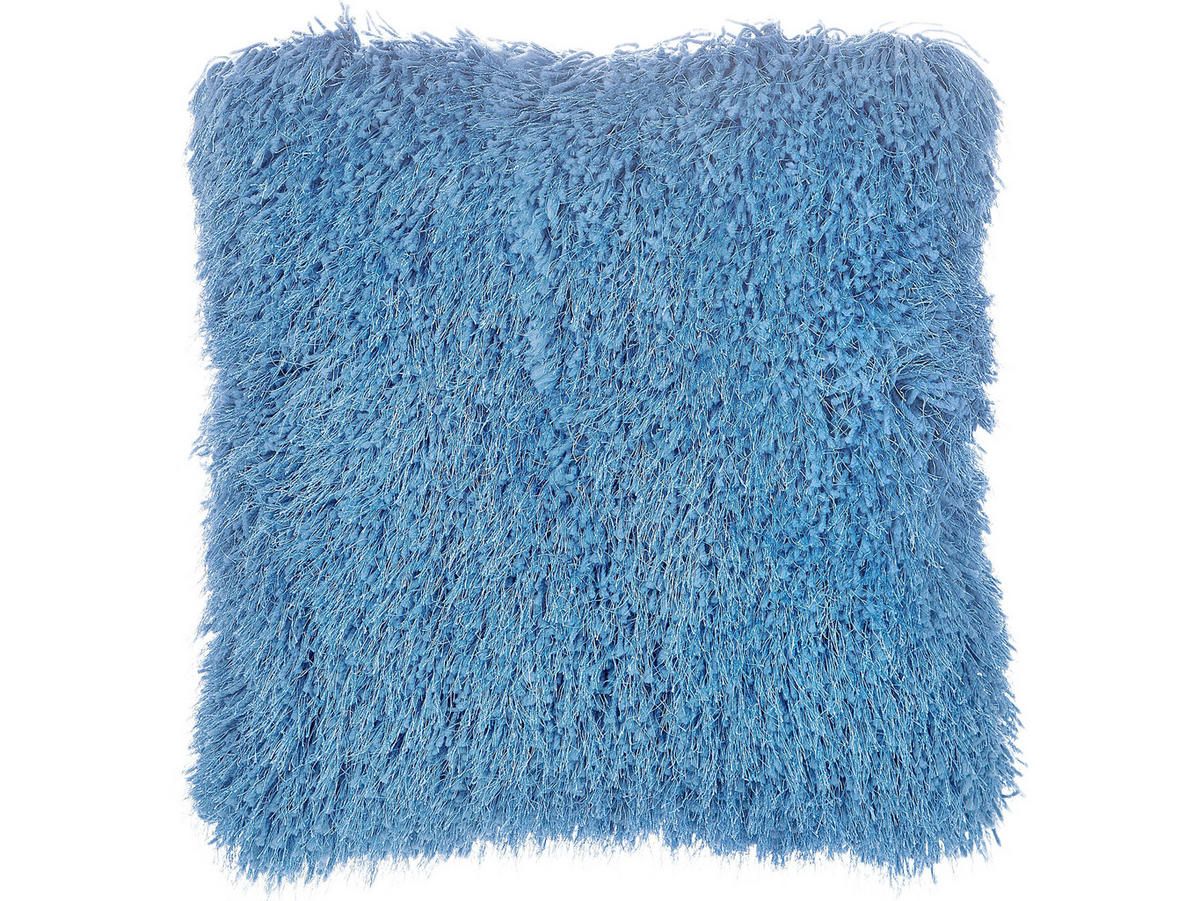 DEKOKISSEN 2er-Set Hellblau 45/45 cm Cide - Hellblau, Textil (45/45cm) - Beliani