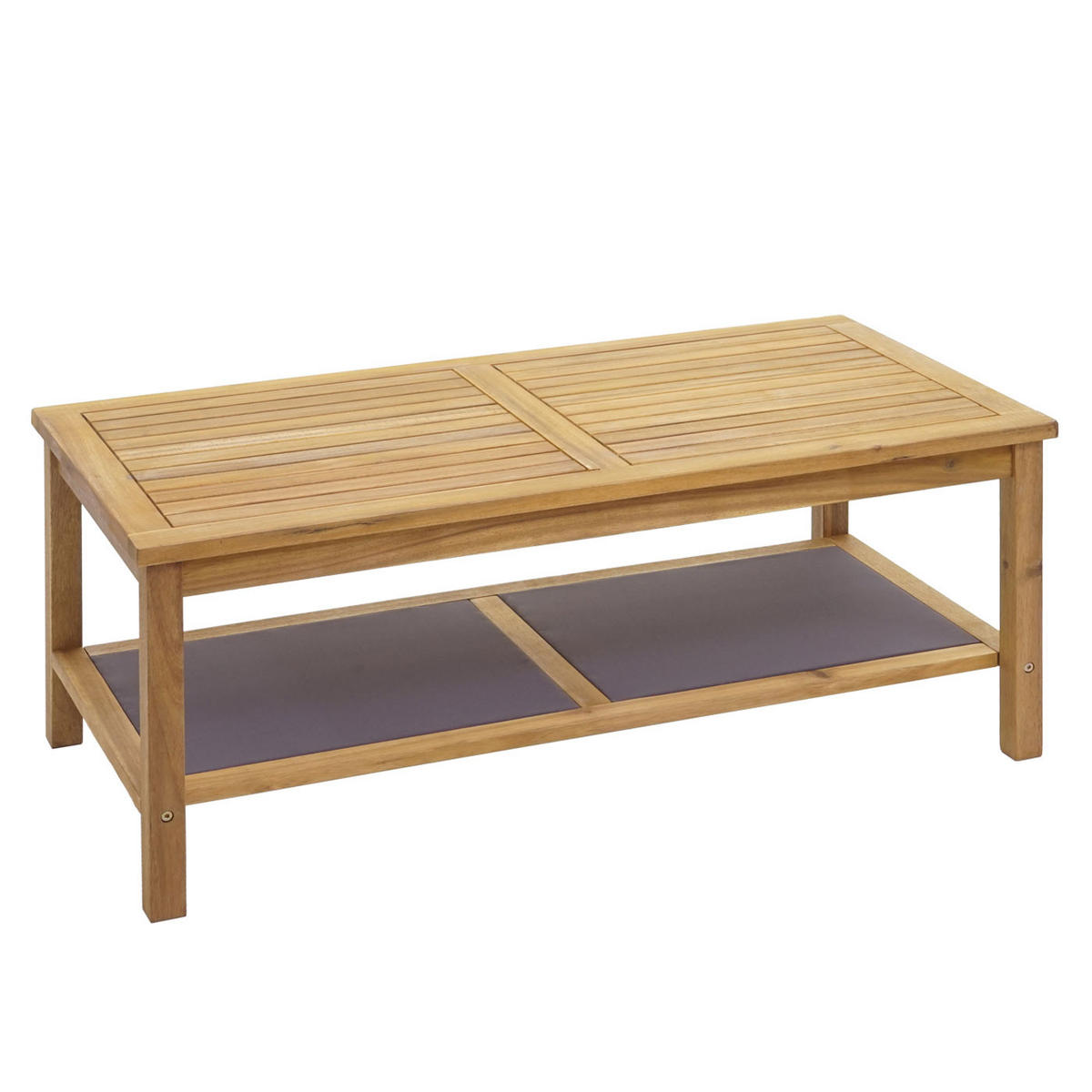 GARTENGARNITUR E99B Braun, Anthrazit - Braun/Grau, Holz - MCW