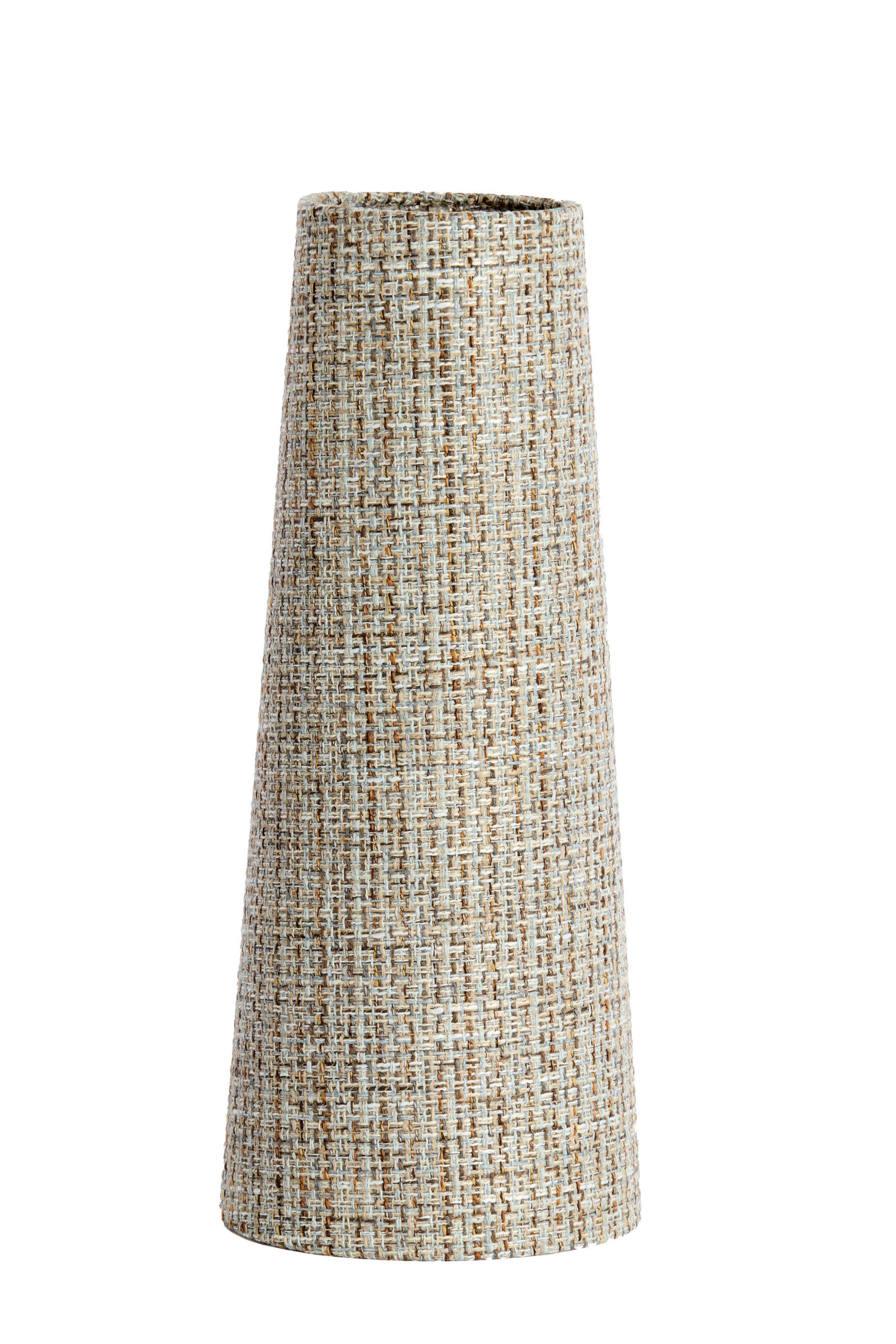 LAMPENSCHIRM Okavi Braun 19/12.5/46.5 cm - Braun, Textil (19/12.5/46.5cm) - Light & Living