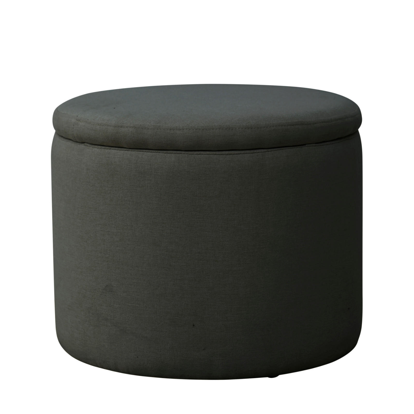HOCKER AMBER Anthrazit - Anthrazit, Textil (44/35/44cm) - SVITA