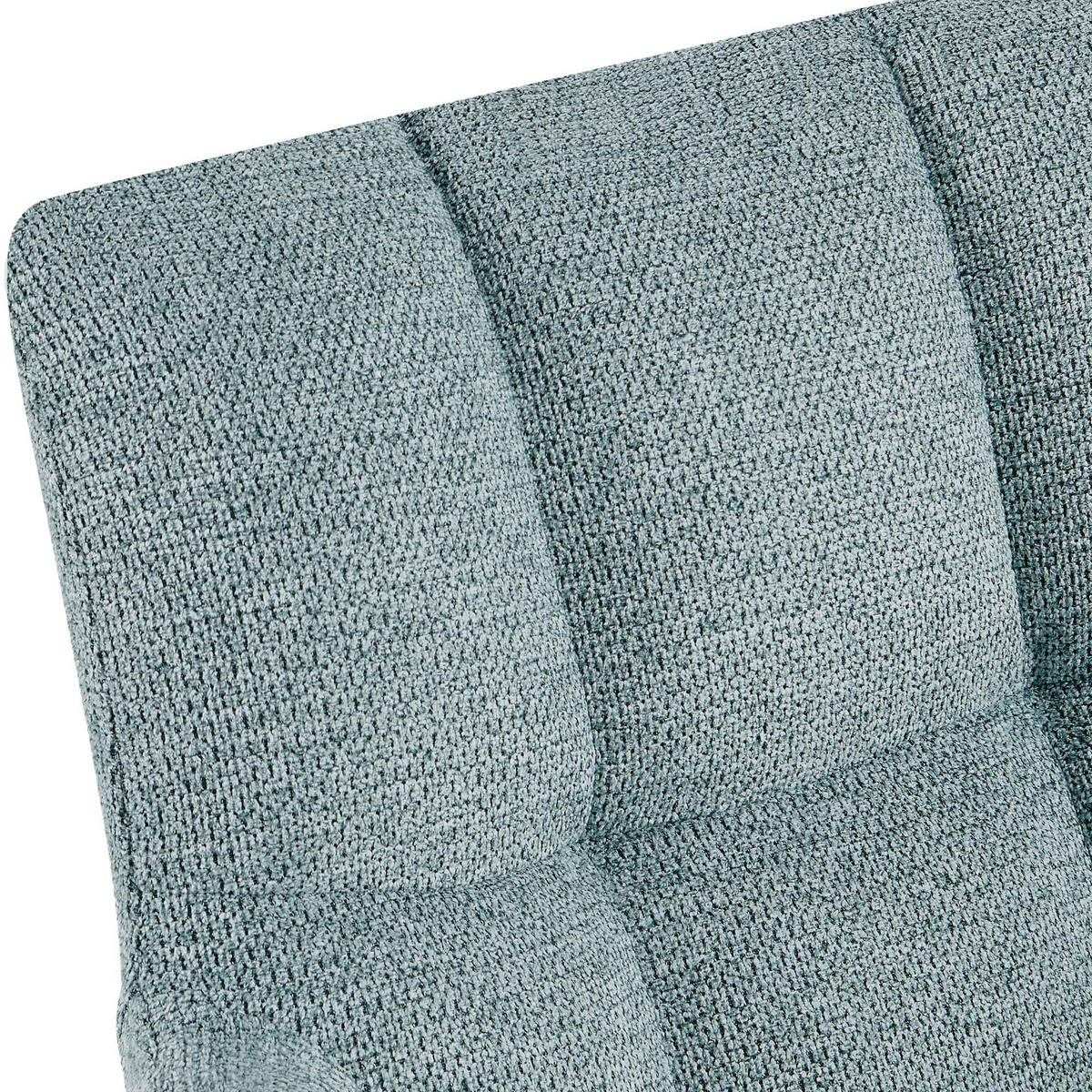 ARMLEHNENSTUHL Stoff Türkis - Türkis/Schwarz, Textil/Metall (59/87/59cm) - CLP