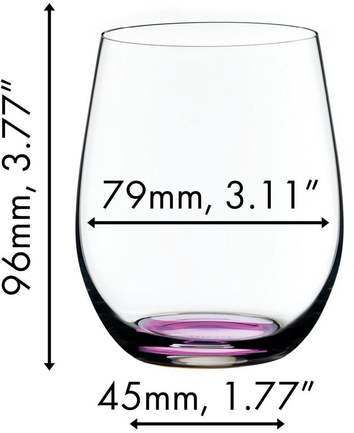 WEINGLAS Happy O Vol. 2, 4er Set, Hochwertiges Glas, 320 ml - Transparent, Glas (0.32L) - Riedel