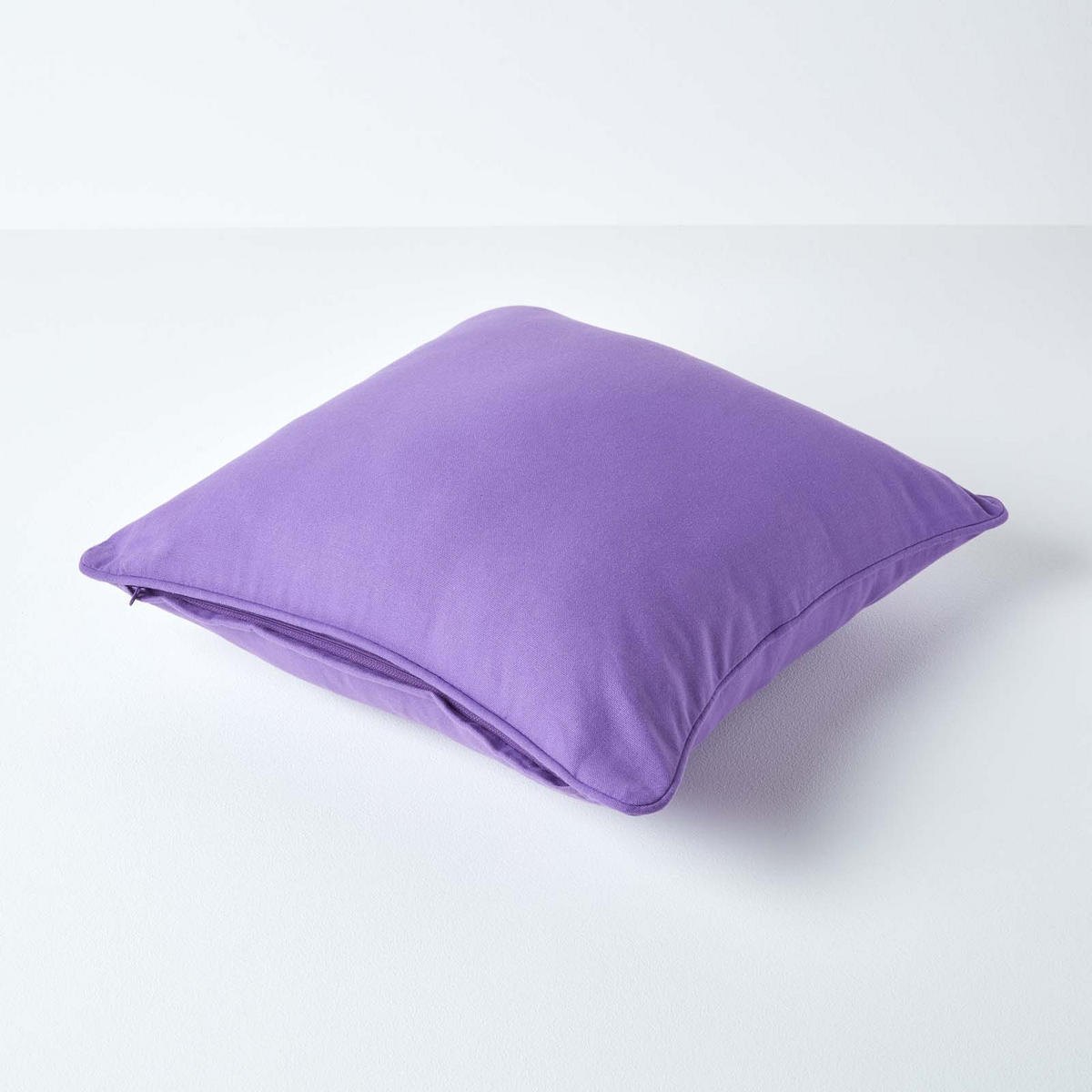 KISSENHÜLLE lila 30/30 cm, 100% Baumwolle - Lila, Textil (30/30cm) - Homescapes