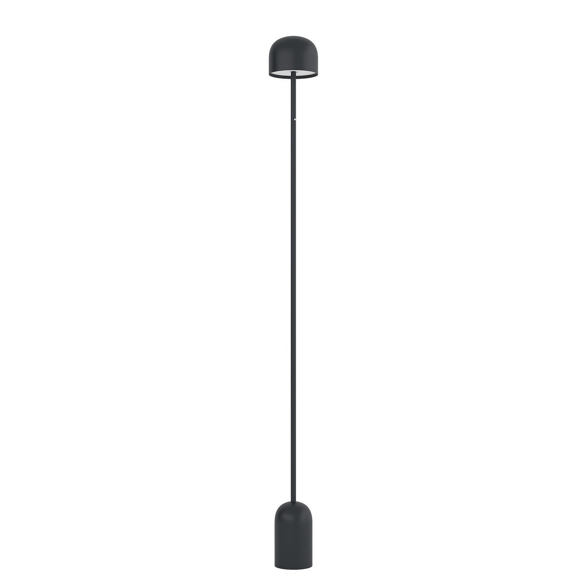 AKKU-STEHLEUCHTE - Eisen / Schwarz - Schwarz, Metall (13/13/140cm) - home24
