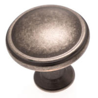 MÖBELKNOPF Altsilber, Schrankknopf antik, Türknauf Ø 30mm vintage - Silberfarben, Metall (3/2.7/3cm)