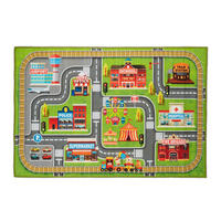 SPIELTEPPICH - Multicolor, Kunststoff/Textil (150/100cm) - Relaxdays