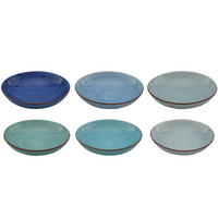 PASTATELLER Delice Blau ø 23 cm - 6 Stück - Blau, Keramik (23cm) - Cookinglife