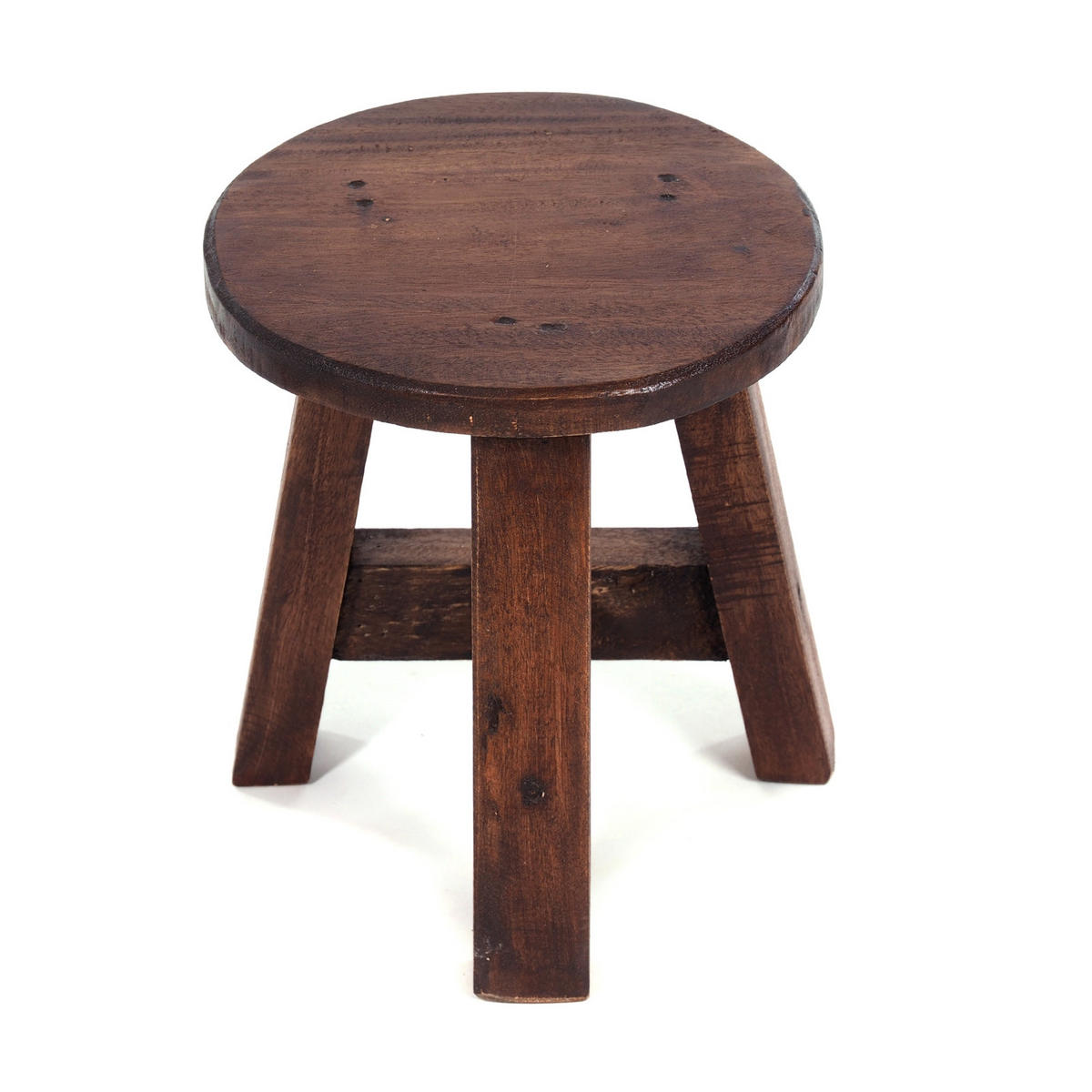 PFLANZENHOCKER Bern Mahagoni Massivholz 02 hellbraun - Hellbraun, Holz (20/23/20cm) - DESIGN DELIGHTS