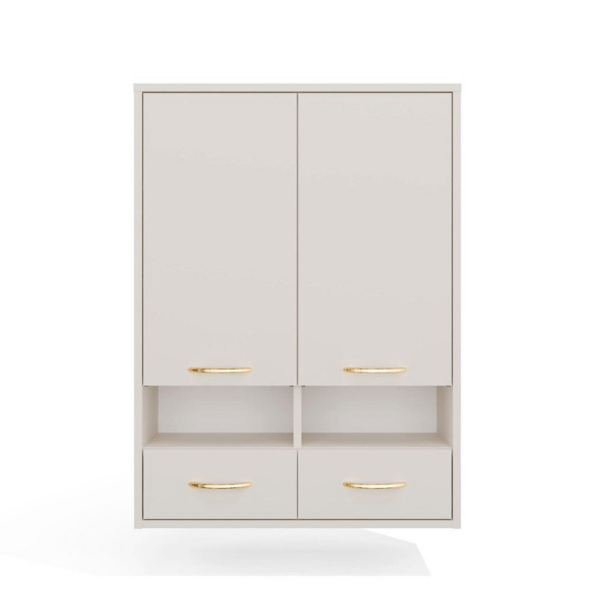 WANDHÄNGESCHRANK Viva - Kaschmir, Holzwerkstoff (66/90/30cm) - kommodly