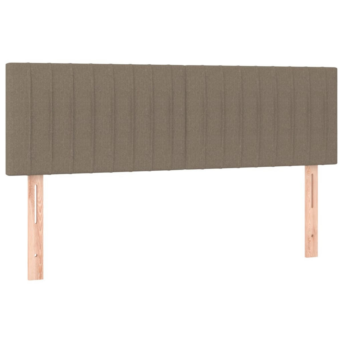 BOXSPRINGBETT Mit Matratze Taupe 140/190 Cm Stoff - Taupe, Textil (140/190cm) - vidaXL