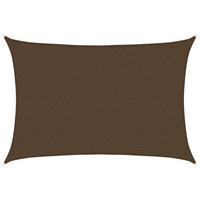 SONNENSEGEL 160 g/m² Braun 2,5x3,5 m HDPE - Braun, Textil (350/250cm) - furnicato
