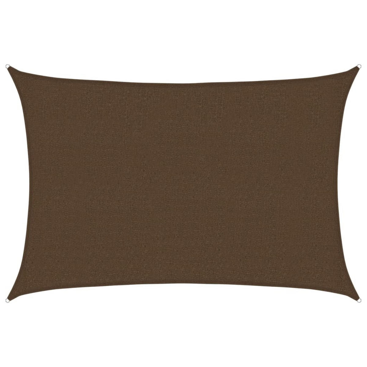SONNENSEGEL 160 g/m² Braun 2,5x3,5 m HDPE - Braun, Textil (350/250cm) - furnicato