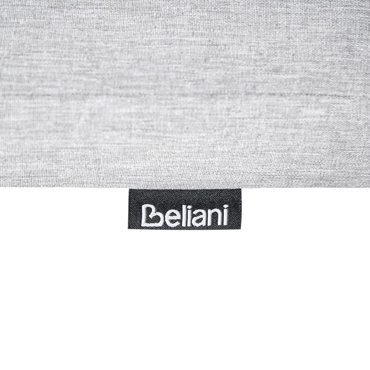 GARTENSTUHL 2er-Set Dunkelbraun/Grau Amantea Premium - Dunkelbraun/Grau, Holz (54/105/69cm) - Beliani