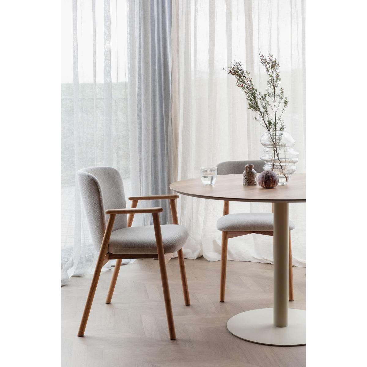 ESSZIMMERSTUHL Kenna Beige - 2 er Set - Beige, Kunststoff (56/80.5/56cm) - Housecraft Living