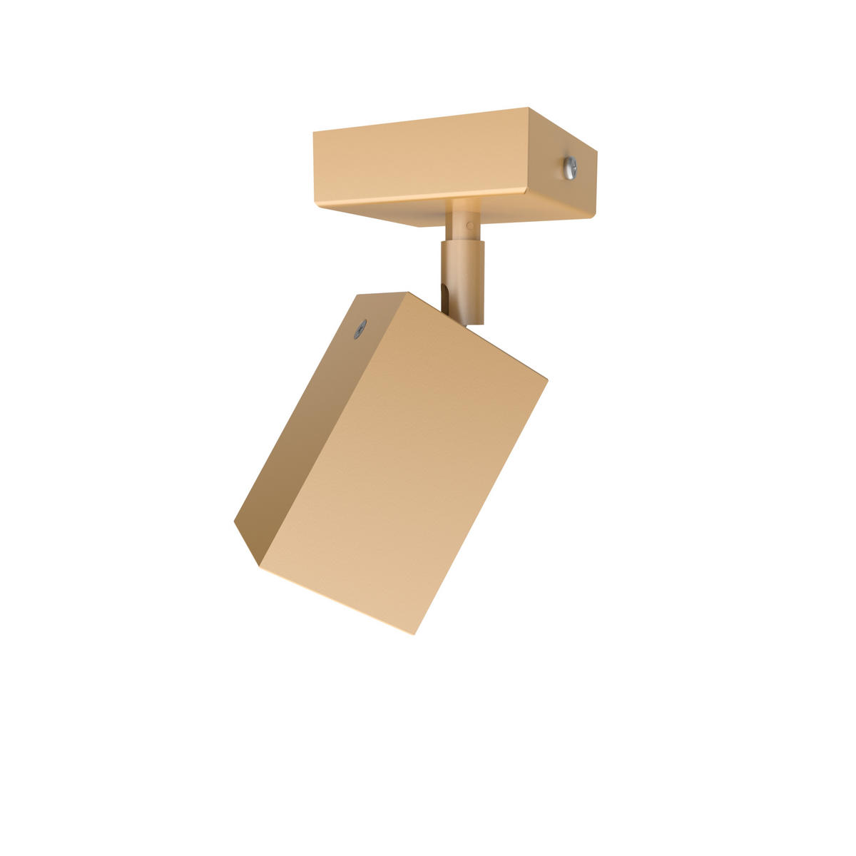 DECKENLEUCHTE - Goldfarben, Metall (7.6/7.6/17cm) - Lumicom