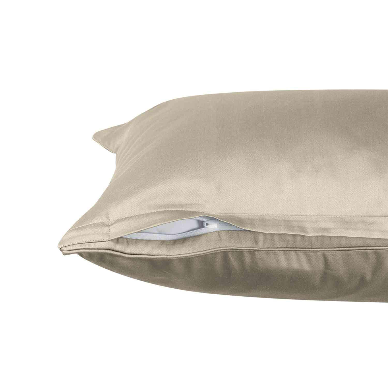 KISSENBEZÜGE PURE - Cappuccino, Textil (40/80cm) - Schöner Wohnen