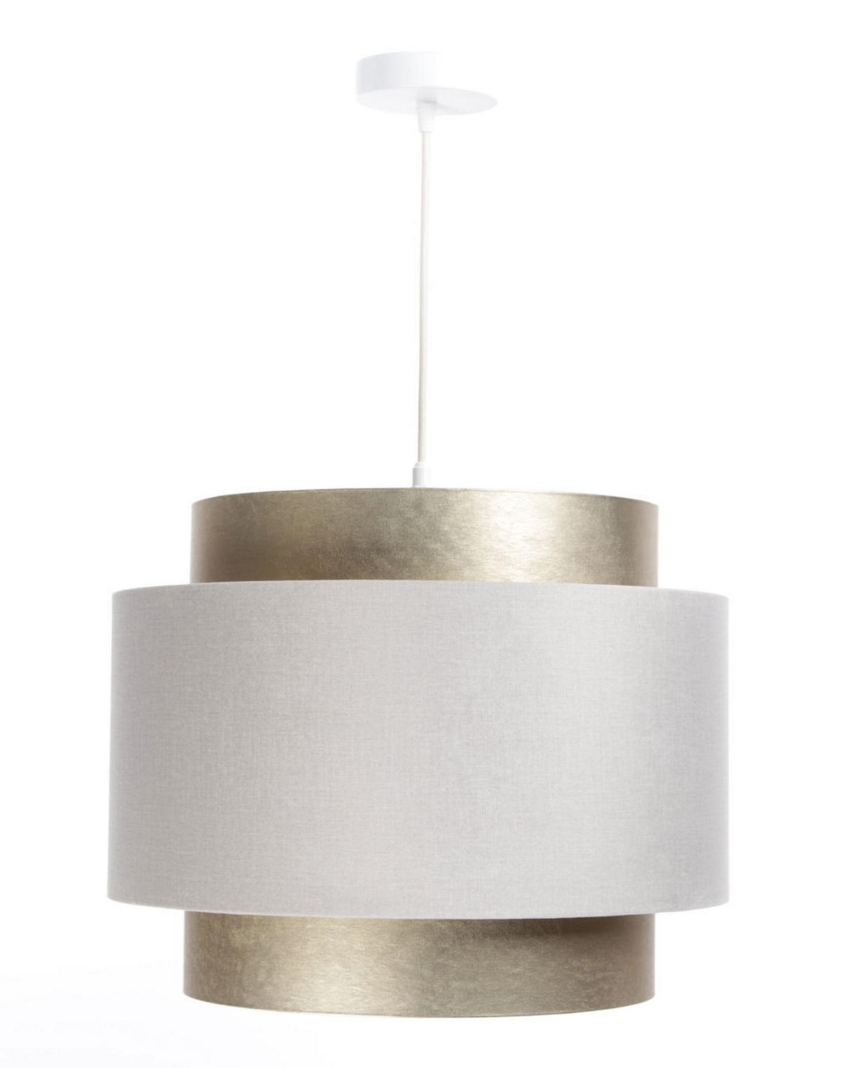 HÄNGELEUCHTE Gold 40/31 cm - Goldfarben, Kunststoff (40/1/31cm) - ONZENO
