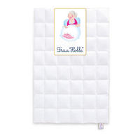 GANZJAHRESBETTDECKE MEGAN Entendaunen mittel - Weiß, Naturmaterialien/Textil (135/200cm) - Frau Holle