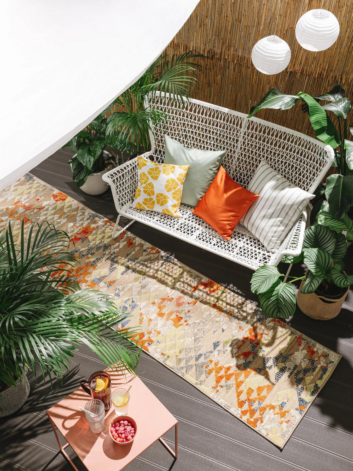 OUTDOOR-LÄUFER Noelia 80/300 cm - Multicolor, Kunststoff (80/300cm) - benuta Nest