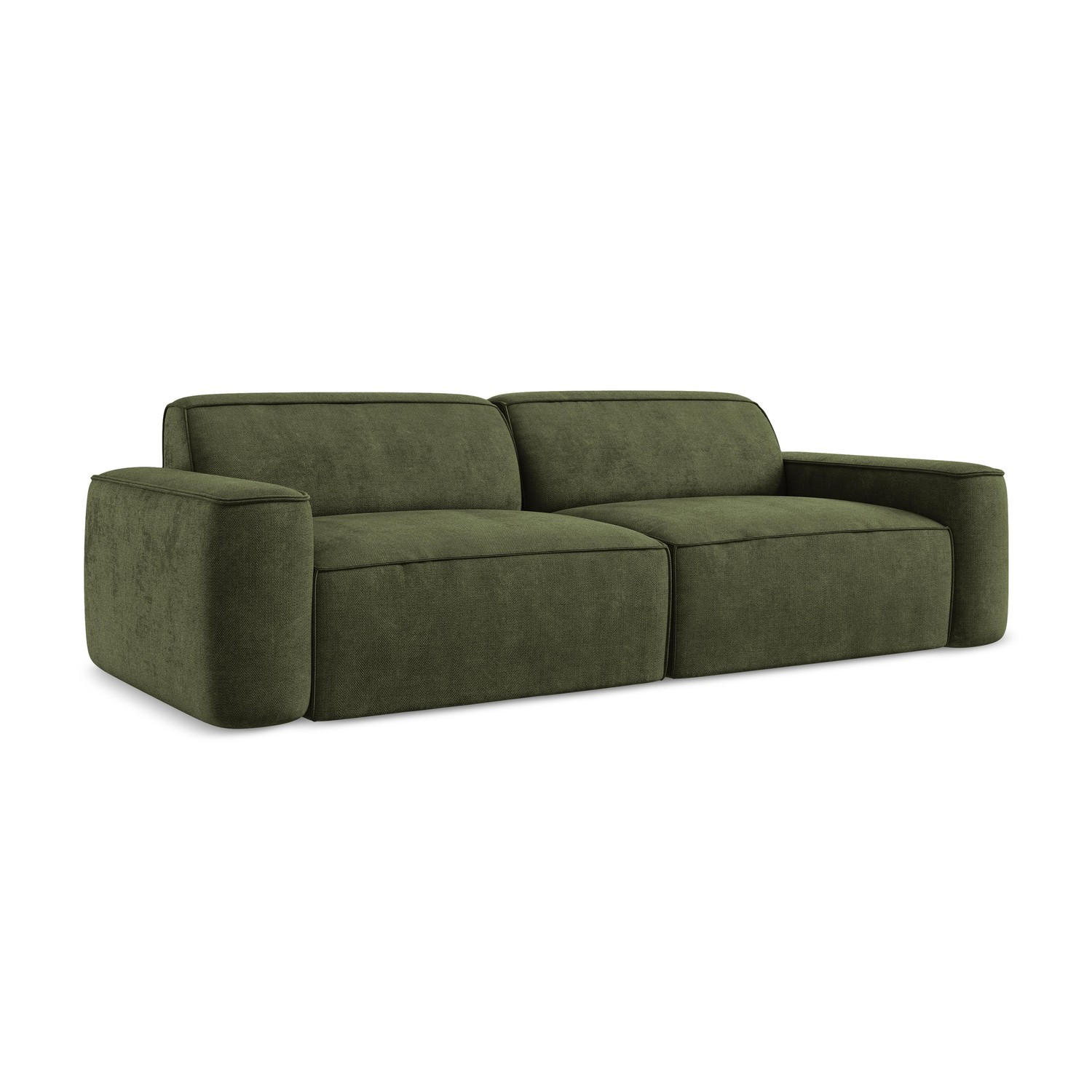 LaMiaSofa 4-Sitzer-Sofa Olivgrün 244x70x102 cm