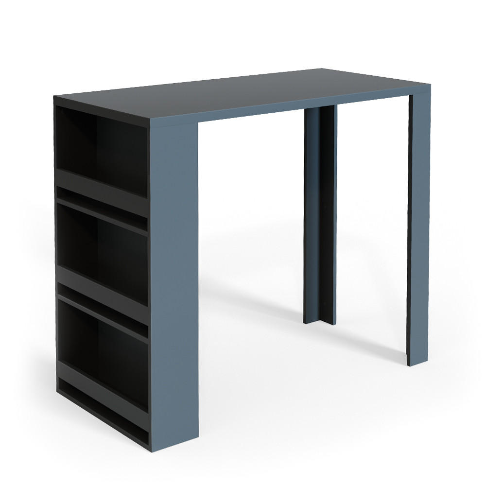 BARTISCH Anthrazit 57 x 117 cm - Anthrazit, Holzwerkstoff (57/106/117cm) - Vicco
