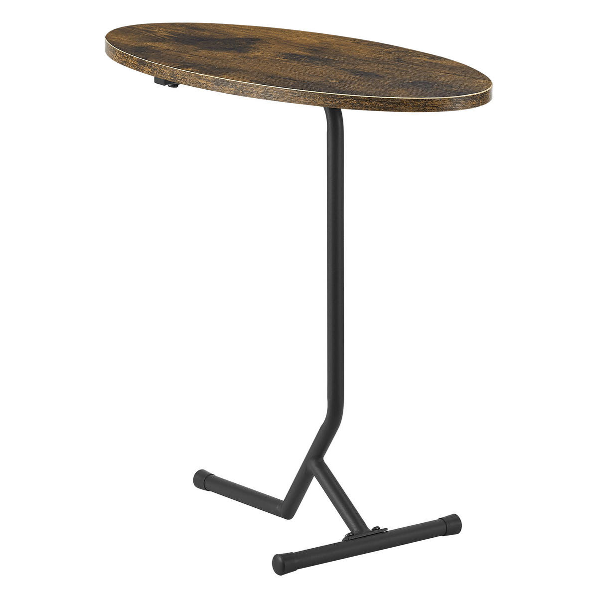 BEISTELLTISCH Karlebo - Dunkelbraun, Metall (30/60/55cm) - [en.casa]