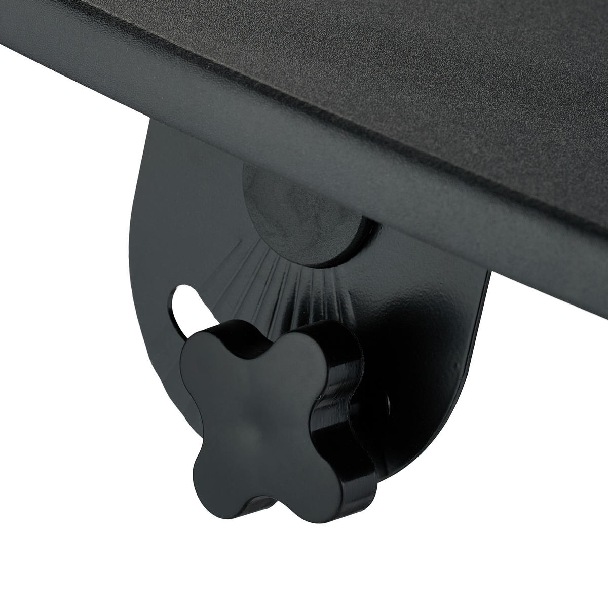 LAPTOPTISCH - Schwarz, Holzwerkstoff/Kunststoff (40/61/85cm) - Relaxdays