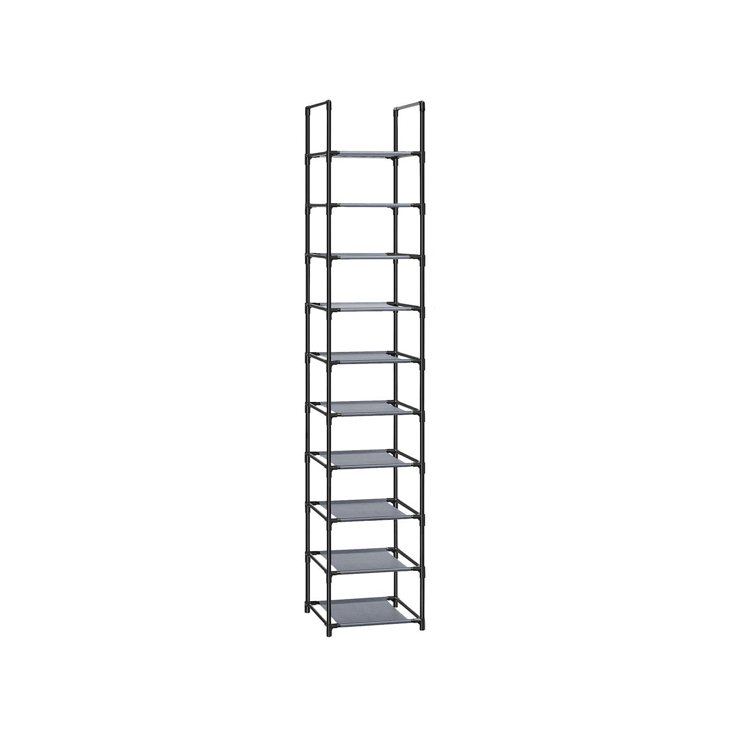 Hansiro Schuhregal Grau 33x173x33 cm