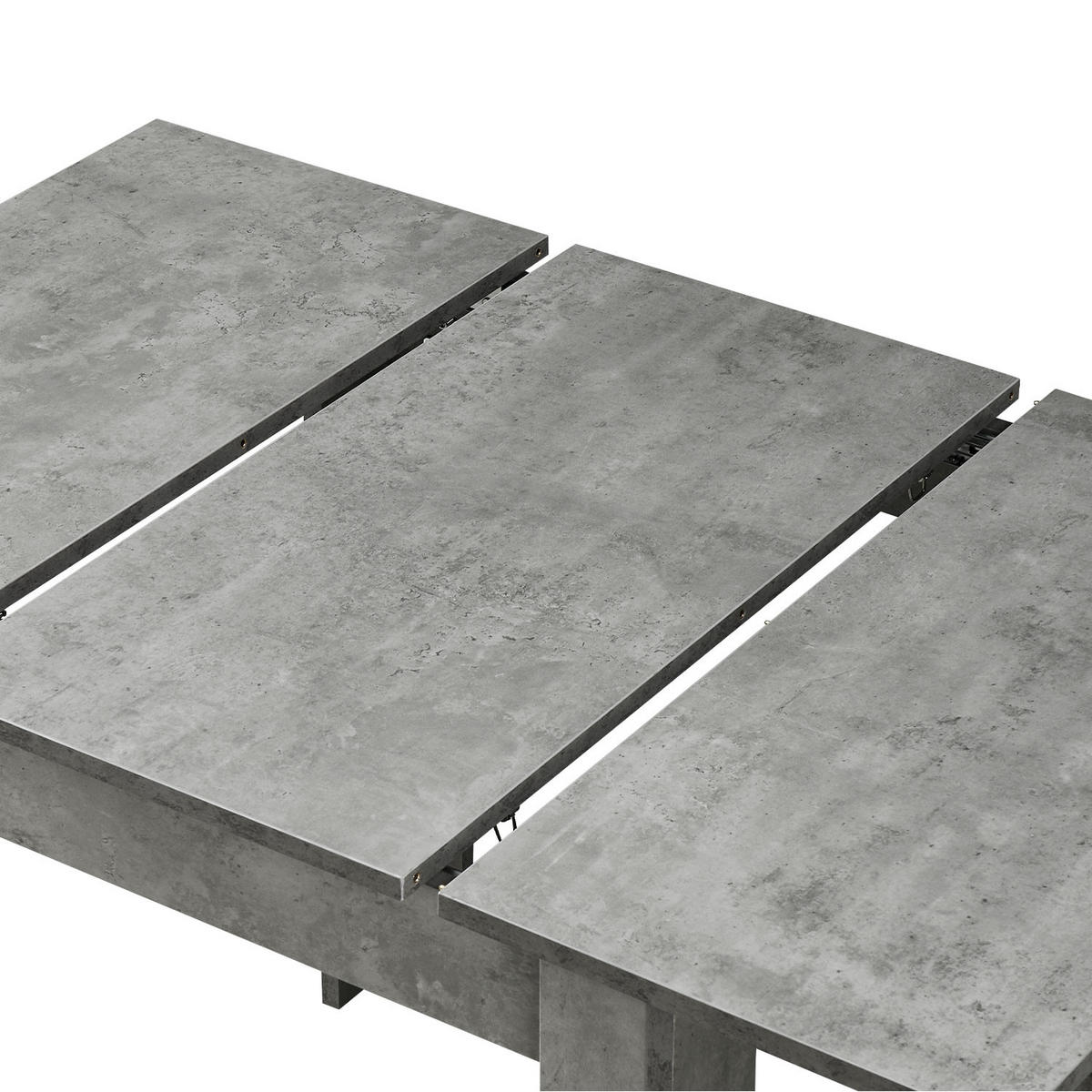 ESSTISCH LIVIUS 80-120/60/74 cm - Grau, Holzwerkstoff (80/60/74cm) - B&D Home