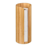 TOILETTENPAPIER-AUFBEWAHRUNG - Hellbraun, Holz (14.5/33.5/14.5cm) - Relaxdays