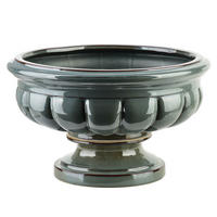 BLUMENTOPF Evam Blau 30/30/18.5 cm Keramik - Blau, Keramik (18.5cm) - Mondex