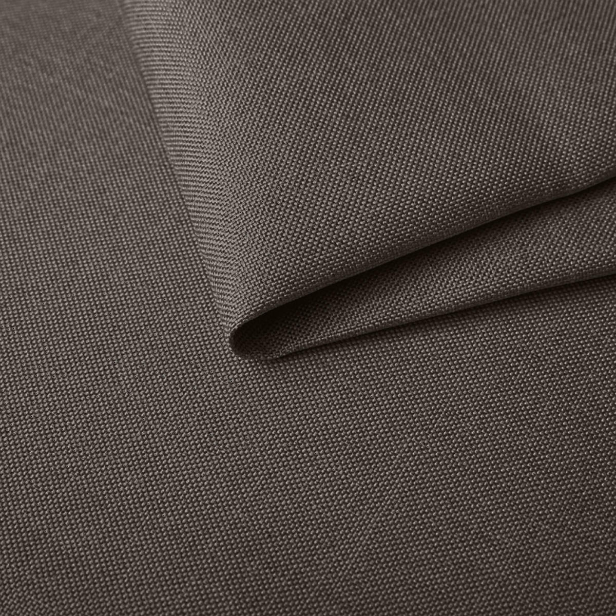 ECKSOFA Universelle L Form Elif Braun 220/140/85 cm stilvolle mit Schlaffunktion - Silberfarben/Braun, Kunststoff/Textil (220/140cm) - AX Living