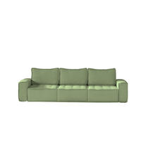 SOFA Sande In Alpine - Hellgrün, Holzwerkstoff/Textil (292/85/90cm) - Fun Möbel