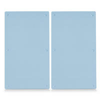 GLASSCHUTZPLATTEN für Herd — 2 Stück Glas 52/30/0,5 cm - Transparent, Glas (30/0.5/52cm) - ZELLER