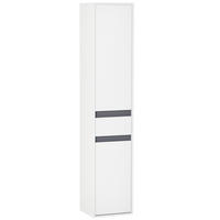 HOCHSCHRANK DE-12521 35/31/172 cm mit Schublade Weiß - Weiß, Holzwerkstoff (31/172/35cm) - ComfortXL