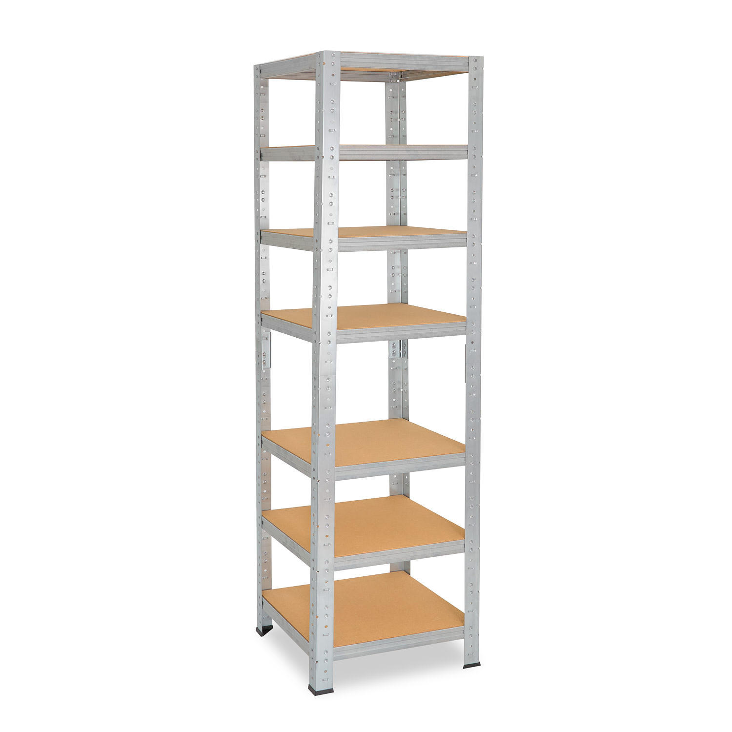 shelfplaza Schwerlastregal Silber 30x200x30 cm