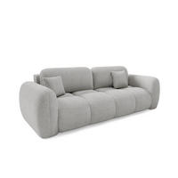 SOFA Livio 3 Sitzplätze Hellgrau - Grau, Holz (270/95/121cm) - Petits-meubles